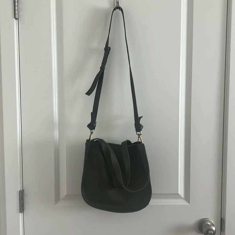 Madewell Sydney Crossbody Bag - Dark Forest Green - Picture 2 of 9